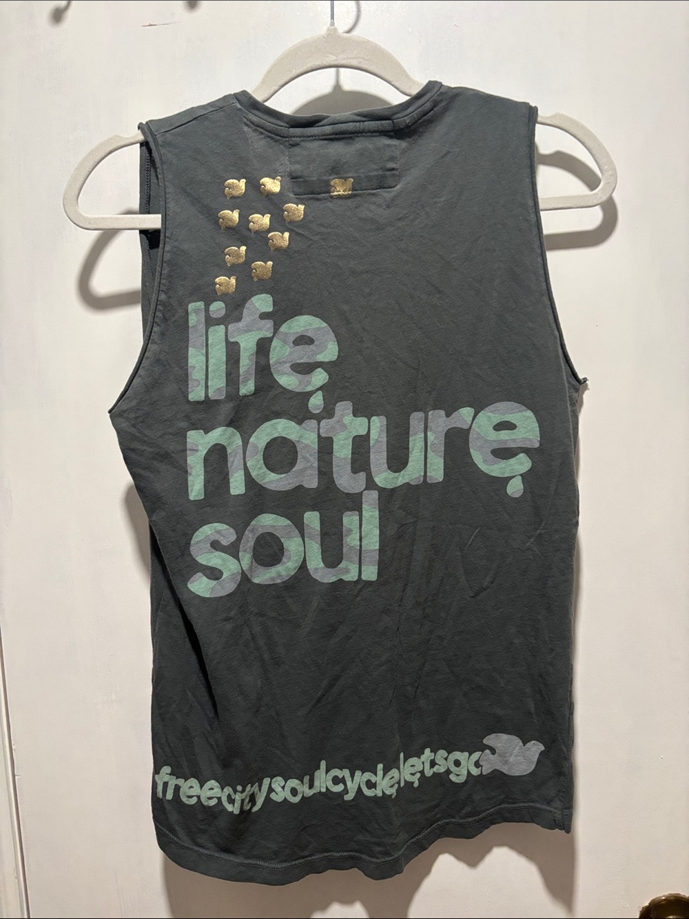 FREE CITY x soul cycle nature tank top